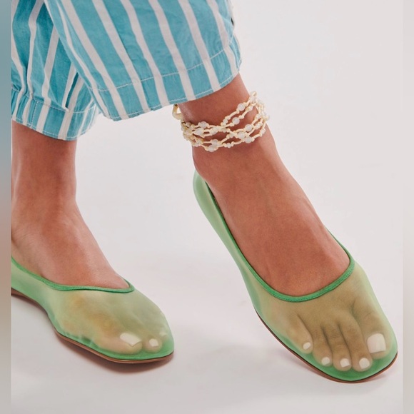Jeffrey Campbell Mesh Muse Ballet Flats | Free People - Picture 2 of 3